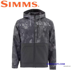 Худи Simms Rogue Hoody Hex Flo Camo Carbon размер M